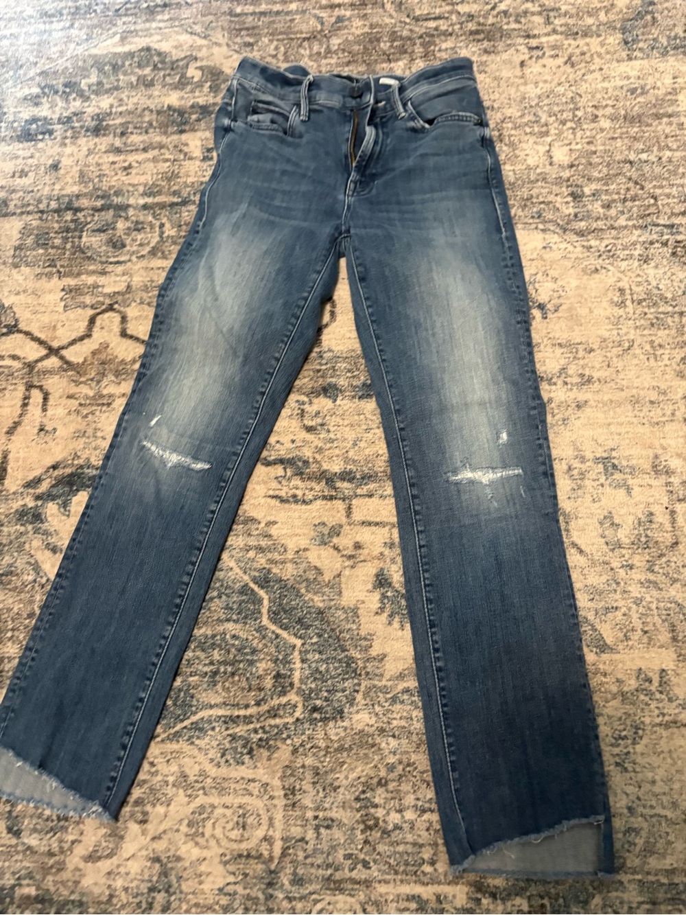 Mother The Rascal Ankle Step Fray jeans size 25 - Picture 2 of 7